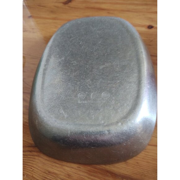 Vintage pewter serving tray Wilton ARMETALE "Give us This Day Our Daily Bread" - Picture 5 of 8